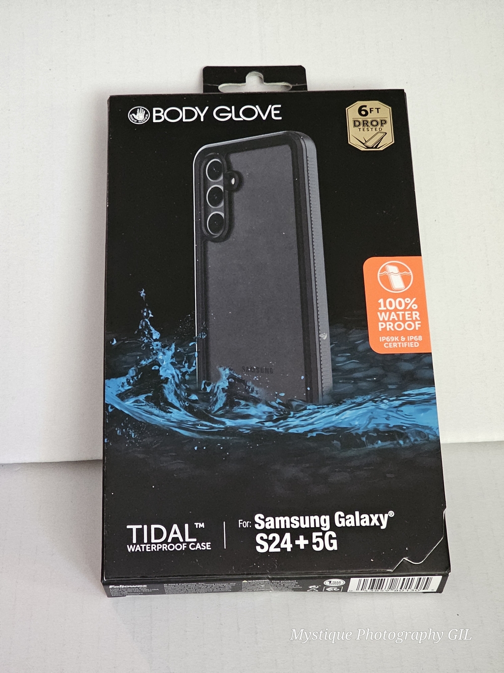 Body Glove Black Tidal Waterproof Case for Samsung Galaxy S24+ 5G
